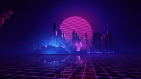 Fantasy Synthwave City